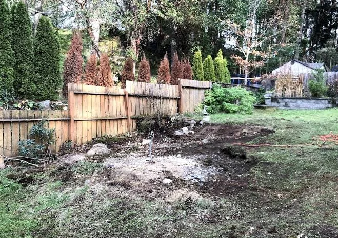 Cleaned outdoor property area in Cherokee County after junk and debris removal service