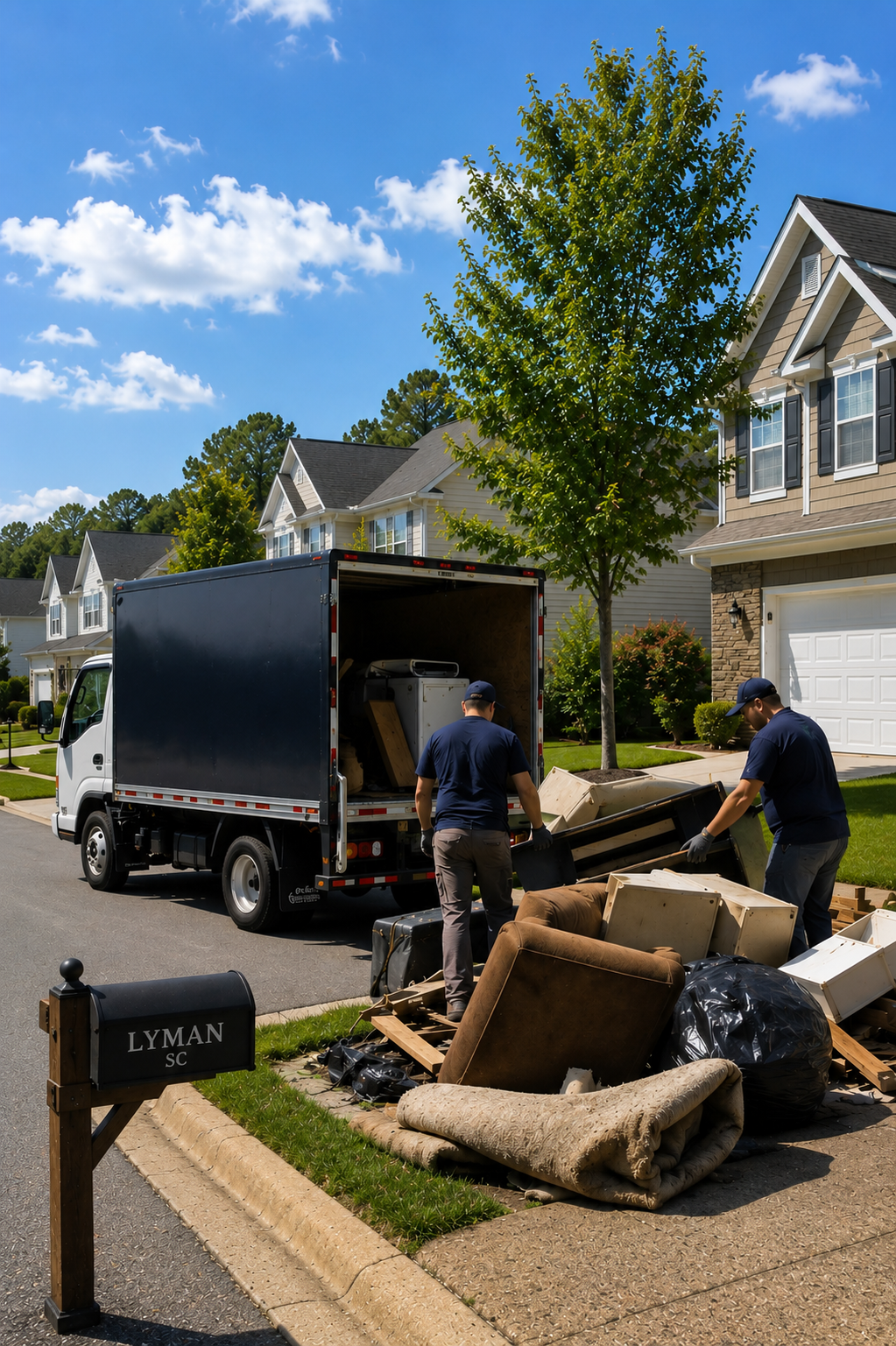 Professional junk removal and residential cleanout services in Lyman SC